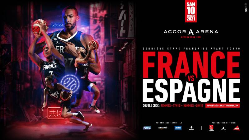 Double France-Espagne à l'Accor Arena