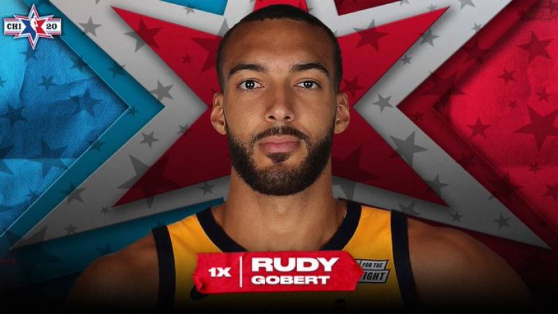 Rudy Gobert parmi les étoiles